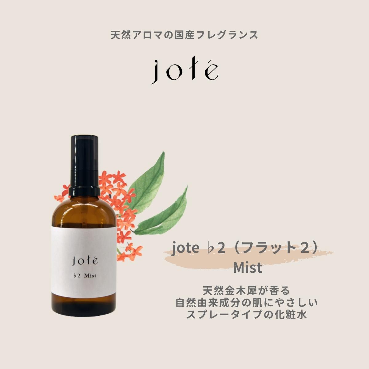 jote ♭２ SkinCare set 各100ml Mist ミスト Essence エッセンス 化粧 